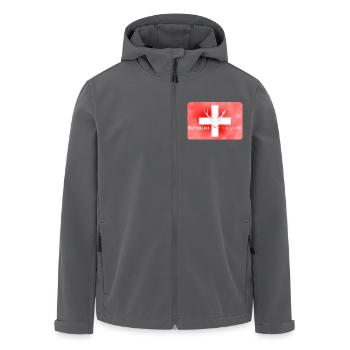 Schweizer Fahne Switzerland Wildlife - Recycelte Männer Softshell-Jacke von Stanley/Stella - Anthrazit - Vorne - AI Model Male 185 light (185cm)