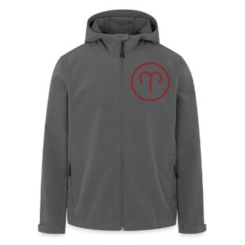 Sternzeichen Widder - Recycelte Männer Softshell-Jacke von Stanley/Stella - Anthrazit - Vorne - AI Model Male 185 light (185cm)