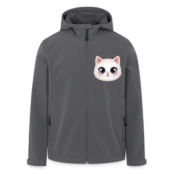 Kätzchen 😻 - Recycelte Männer Softshell-Jacke von Stanley/Stella - Anthrazit - Vorne - AI Model Male 185 light (185cm)