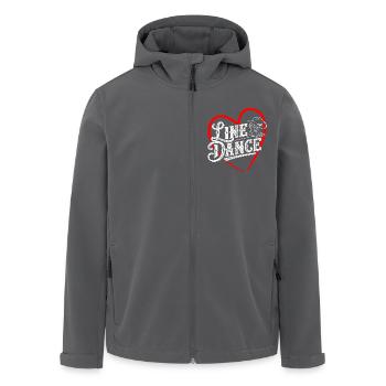Line Dance was sonst? Line Dancing Training - Recycelte Männer Softshell-Jacke von Stanley/Stella - Anthrazit - Vorne - AI Model Male 185 light (185cm)
