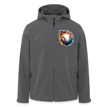 Baseball - Recycelte Männer Softshell-Jacke von Stanley/Stella - Anthrazit - Vorne - AI Model Male 185 light (185cm)