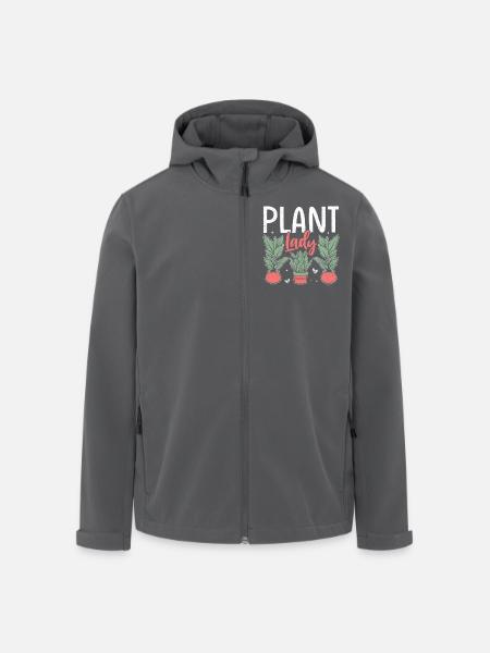 Plant Lady - Recycelte Männer Softshell-Jacke von Stanley/Stella - Anthrazit
