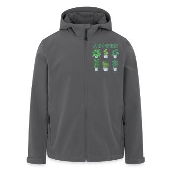 Pflanzen - Recycelte Männer Softshell-Jacke von Stanley/Stella - Anthrazit - Vorne - AI Model Male 185 light (185cm)