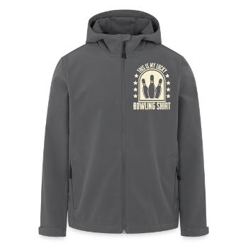 Bowling - Recycelte Männer Softshell-Jacke von Stanley/Stella - Anthrazit - Vorne - AI Model Male 185 light (185cm)