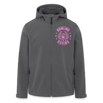 Bowling Queens - Recycelte Männer Softshell-Jacke von Stanley/Stella - Anthrazit - Vorne - AI Model Male 185 light (185cm)