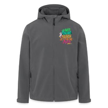 Kita Kindergarten - Recycelte Männer Softshell-Jacke von Stanley/Stella - Anthrazit - Vorne - AI Model Male 185 light (185cm)