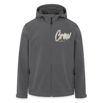 Crew - Recycelte Männer Softshell-Jacke von Stanley/Stella - Anthrazit - Vorne - AI Model Male 185 light (185cm)