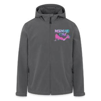 Mermaid Gang - Recycelte Männer Softshell-Jacke von Stanley/Stella - Anthrazit - Vorne - AI Model Male 185 light (185cm)