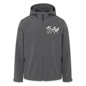 Team - Recycelte Männer Softshell-Jacke von Stanley/Stella - Anthrazit - Vorne - AI Model Male 185 light (185cm)