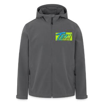 Team - Recycelte Männer Softshell-Jacke von Stanley/Stella - Anthrazit - Vorne - AI Model Male 185 light (185cm)