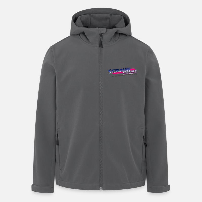 Storuman - Recycelte Männer Softshell-Jacke von Stanley/Stella - Anthrazit