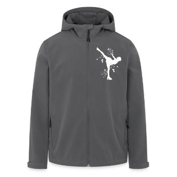 Eiskunstläufer Schlittschuhlaufen Eiskunstlauf - Recycelte Männer Softshell-Jacke von Stanley/Stella - Anthrazit - Vorne - AI Model Male 185 light (185cm)