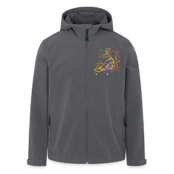 Snowboarder Snowboarding Snowboard - Recycelte Männer Softshell-Jacke von Stanley/Stella - Anthrazit - Vorne - AI Model Male 185 light (185cm)