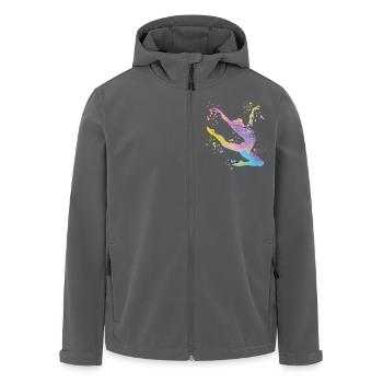 Turner Boden Kunstturnen - Recycelte Männer Softshell-Jacke von Stanley/Stella - Anthrazit - Vorne - AI Model Male 185 light (185cm)