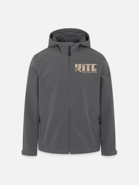 Kite Boarding - Recycelte Männer Softshell-Jacke von Stanley/Stella - Anthrazit