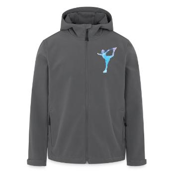 Eiskunstlauf Schlittschuh laufen Eis - Recycelte Männer Softshell-Jacke von Stanley/Stella - Anthrazit - Vorne - AI Model Male 185 light (185cm)