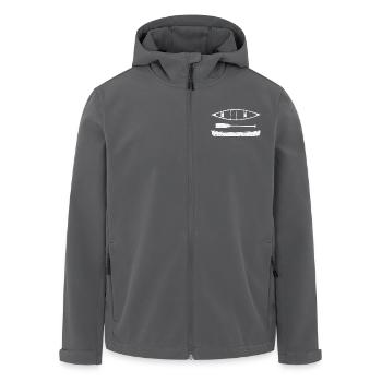 Kayak Ruderboot Wassersport Paddelboot - Recycelte Männer Softshell-Jacke von Stanley/Stella - Anthrazit - Vorne - AI Model Male 185 light (185cm)