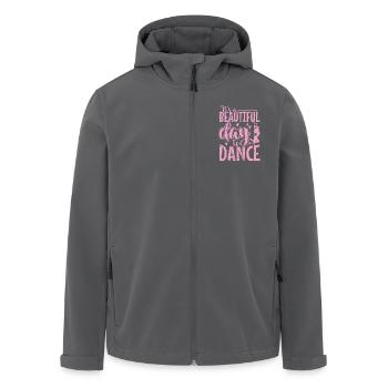 It's a Bautiful Day to Dance Poledance Stange - Recycelte Männer Softshell-Jacke von Stanley/Stella - Anthrazit - Vorne - AI Model Male 185 light (185cm)