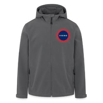 Wikinger - Recycelte Männer Softshell-Jacke von Stanley/Stella - Anthrazit - Vorne - AI Model Male 185 light (185cm)