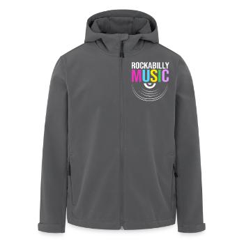 Sock Hop - Recycelte Männer Softshell-Jacke von Stanley/Stella - Anthrazit - Vorne - AI Model Male 185 light (185cm)