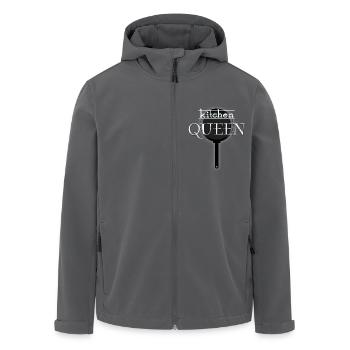kitchen queen - Recycelte Männer Softshell-Jacke von Stanley/Stella - Anthrazit - Vorne - AI Model Male 185 light (185cm)