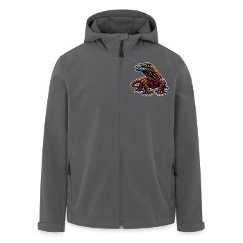 Komodo Dragon - Recycelte Männer Softshell-Jacke von Stanley/Stella - Anthrazit - Vorne - AI Model Male 185 light (185cm)