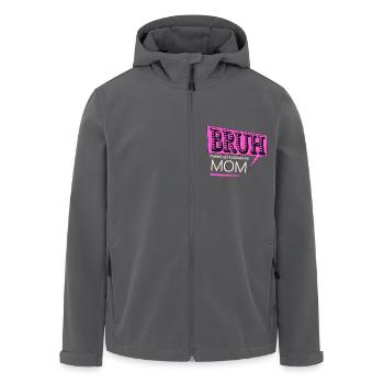 Bruh Früher bekannt als Mama Cool Mommy Life Spruch - Recycelte Männer Softshell-Jacke von Stanley/Stella - Anthrazit - Vorne - AI Model Male 185 light (185cm)