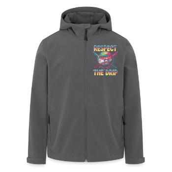 Humor Baseballspieler - Recycelte Männer Softshell-Jacke von Stanley/Stella - Anthrazit - Vorne - AI Model Male 185 light (185cm)