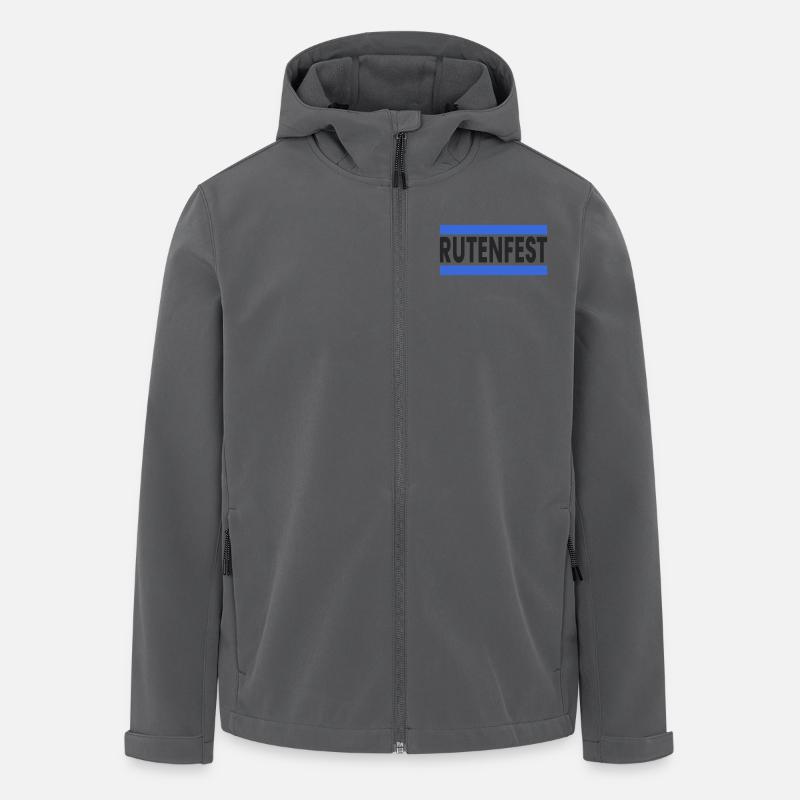 Rutenfest Ravensburg - Recycelte Männer Softshell-Jacke von Stanley/Stella - Anthrazit
