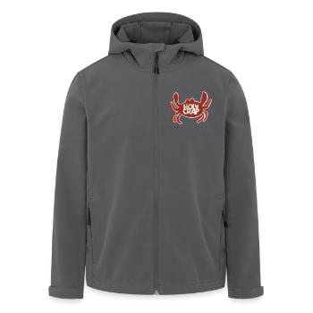 Holy crap / Heiliger Strohsack / Krabbe / Fluchen - Recycelte Männer Softshell-Jacke von Stanley/Stella - Anthrazit - Vorne - AI Model Male 185 light (185cm)