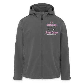 Sternzeichen Fische - Recycelte Männer Softshell-Jacke von Stanley/Stella - Anthrazit - Vorne - AI Model Male 185 light (185cm)