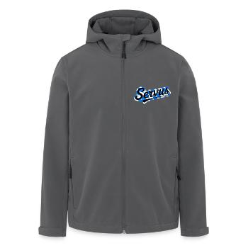 Servus - Recycelte Männer Softshell-Jacke von Stanley/Stella - Anthrazit - Vorne - AI Model Male 185 light (185cm)