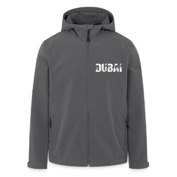 Dubai Palmen - Recycelte Männer Softshell-Jacke von Stanley/Stella - Anthrazit - Vorne - AI Model Male 185 light (185cm)