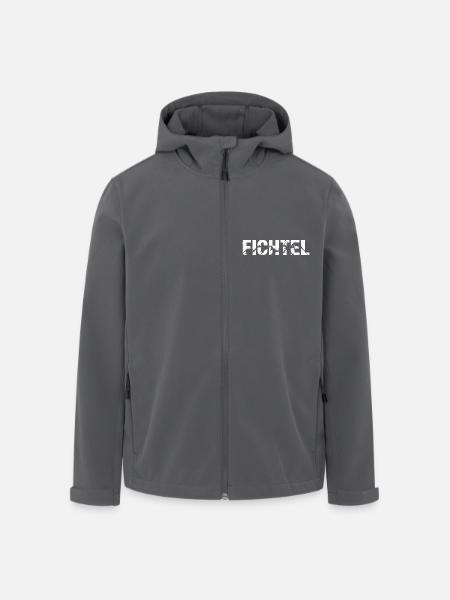 Fichtelberg Oberwiesenthal Berge - Recycelte Männer Softshell-Jacke von Stanley/Stella - Anthrazit