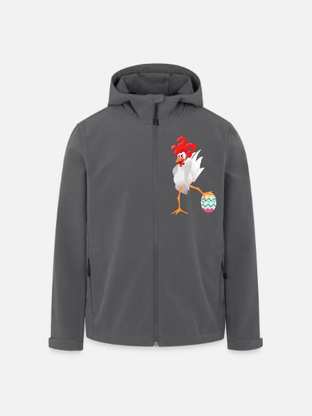 Osterhahn - Recycelte Männer Softshell-Jacke von Stanley/Stella - Anthrazit