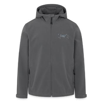 „Angel“-Design mit Sternen – Y2K - Recycelte Männer Softshell-Jacke von Stanley/Stella - Anthrazit - Vorne - AI Model Male 185 light (185cm)