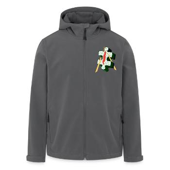 SUSHI-STÜCK - Recycelte Männer Softshell-Jacke von Stanley/Stella - Anthrazit - Vorne - AI Model Male 185 light (185cm)
