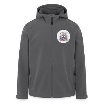 Osterhase - Recycelte Männer Softshell-Jacke von Stanley/Stella - Anthrazit - Vorne - AI Model Male 185 light (185cm)