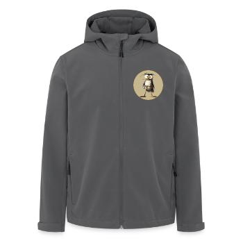Moskito Uhu - Recycelte Männer Softshell-Jacke von Stanley/Stella - Anthrazit - Vorne - AI Model Male 185 light (185cm)