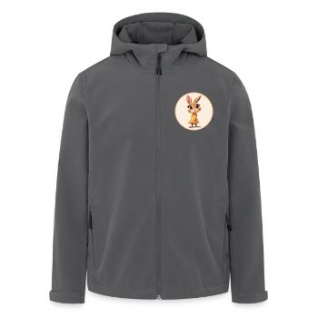 Hase - Recycelte Männer Softshell-Jacke von Stanley/Stella - Anthrazit - Vorne - AI Model Male 185 light (185cm)