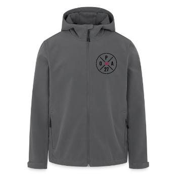 Opa 2027 - Recycelte Männer Softshell-Jacke von Stanley/Stella - Anthrazit - Vorne - AI Model Male 185 light (185cm)