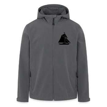 Classic Cutter - Recycelte Männer Softshell-Jacke von Stanley/Stella - Anthrazit - Vorne - AI Model Male 185 light (185cm)