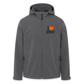 I Love Spritz  - Recycelte Männer Softshell-Jacke von Stanley/Stella - Anthrazit - Vorne - AI Model Male 185 light (185cm)