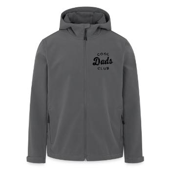 Vintage Cool Dads Club - Recycelte Männer Softshell-Jacke von Stanley/Stella - Anthrazit - Vorne - AI Model Male 185 light (185cm)