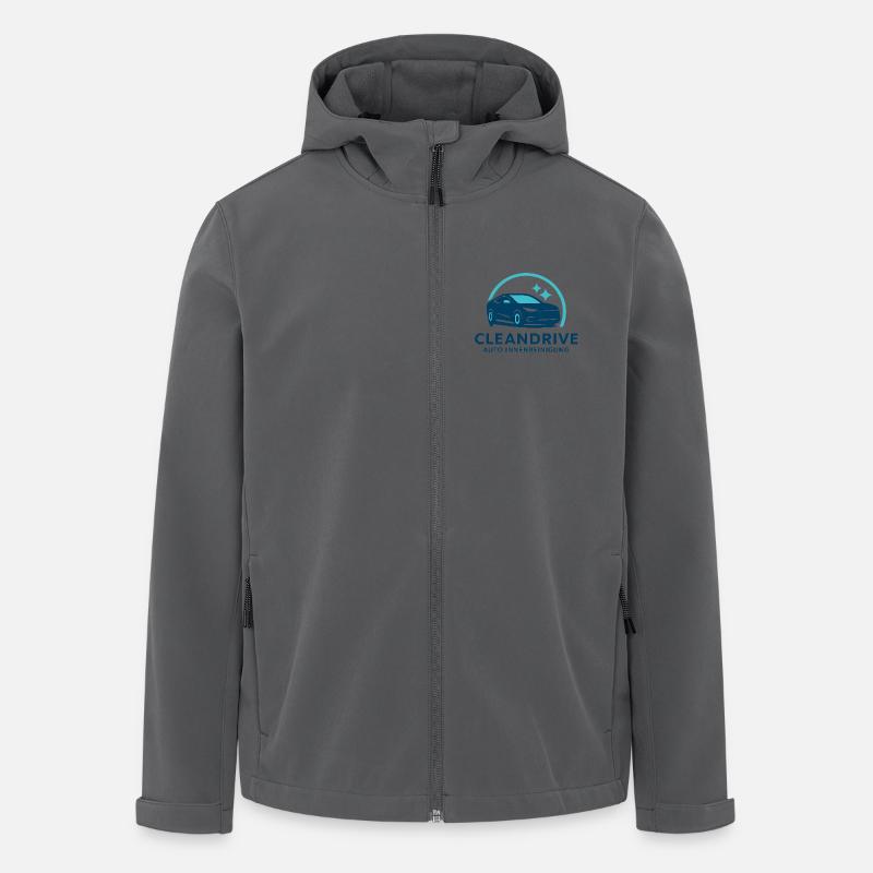 CleanDrive Auto Innenreinigung - Recycelte Männer Softshell-Jacke von Stanley/Stella - Anthrazit