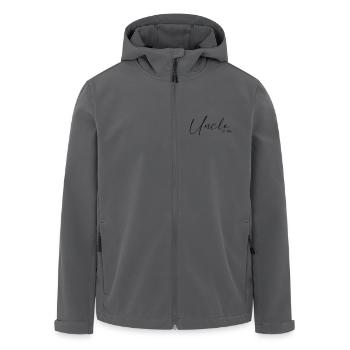 Uncle est. 2026 - Men’s Recycled Softshell Jacket by Stanley/Stella - anthracite - Front - AI Model Male 185 light (185cm)