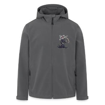 Na wart ihr alle brav 2 - Recycelte Männer Softshell-Jacke von Stanley/Stella - Anthrazit - Vorne - AI Model Male 185 light (185cm)