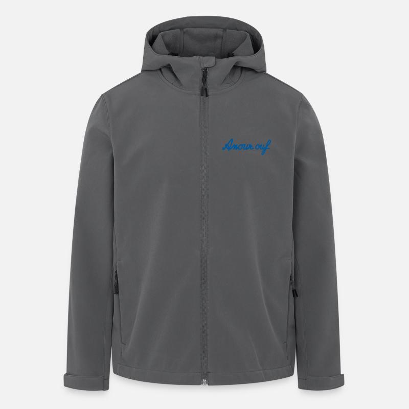 Amour Ouf – Bright Blue Style - Men’s Recycled Softshell Jacket by Stanley/Stella - anthracite