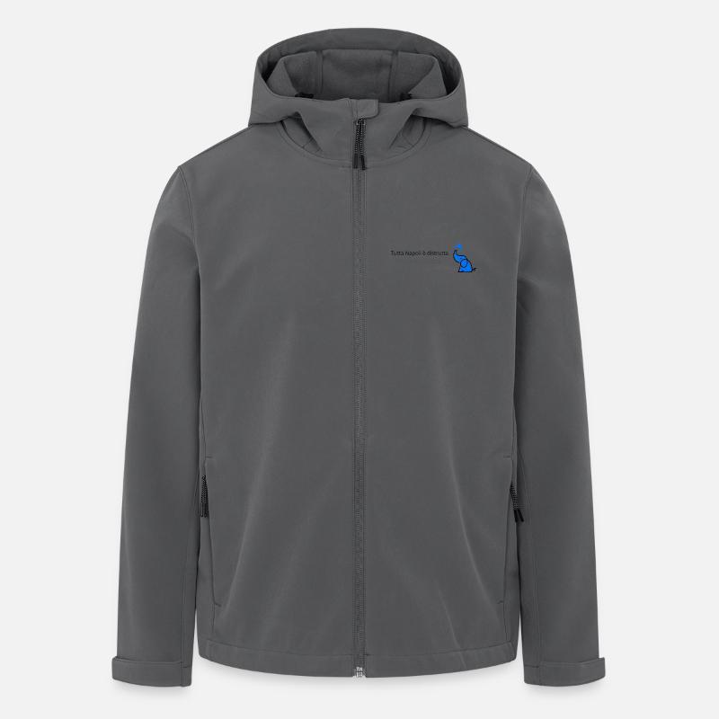 Vesuv - Recycelte Männer Softshell-Jacke von Stanley/Stella - Anthrazit