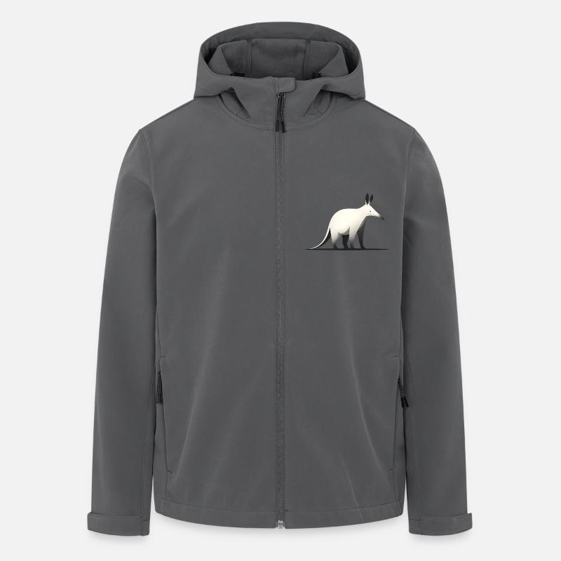 Erdferkel - Recycelte Männer Softshell-Jacke von Stanley/Stella - Anthrazit